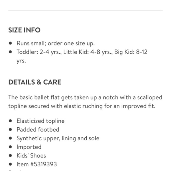 Tucker + Tate Scallop Edge Ballet Slippers - Picture 6 of 6